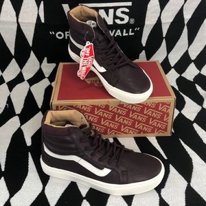 Vans Sk8-Hi Cup All Leather Iron Brown